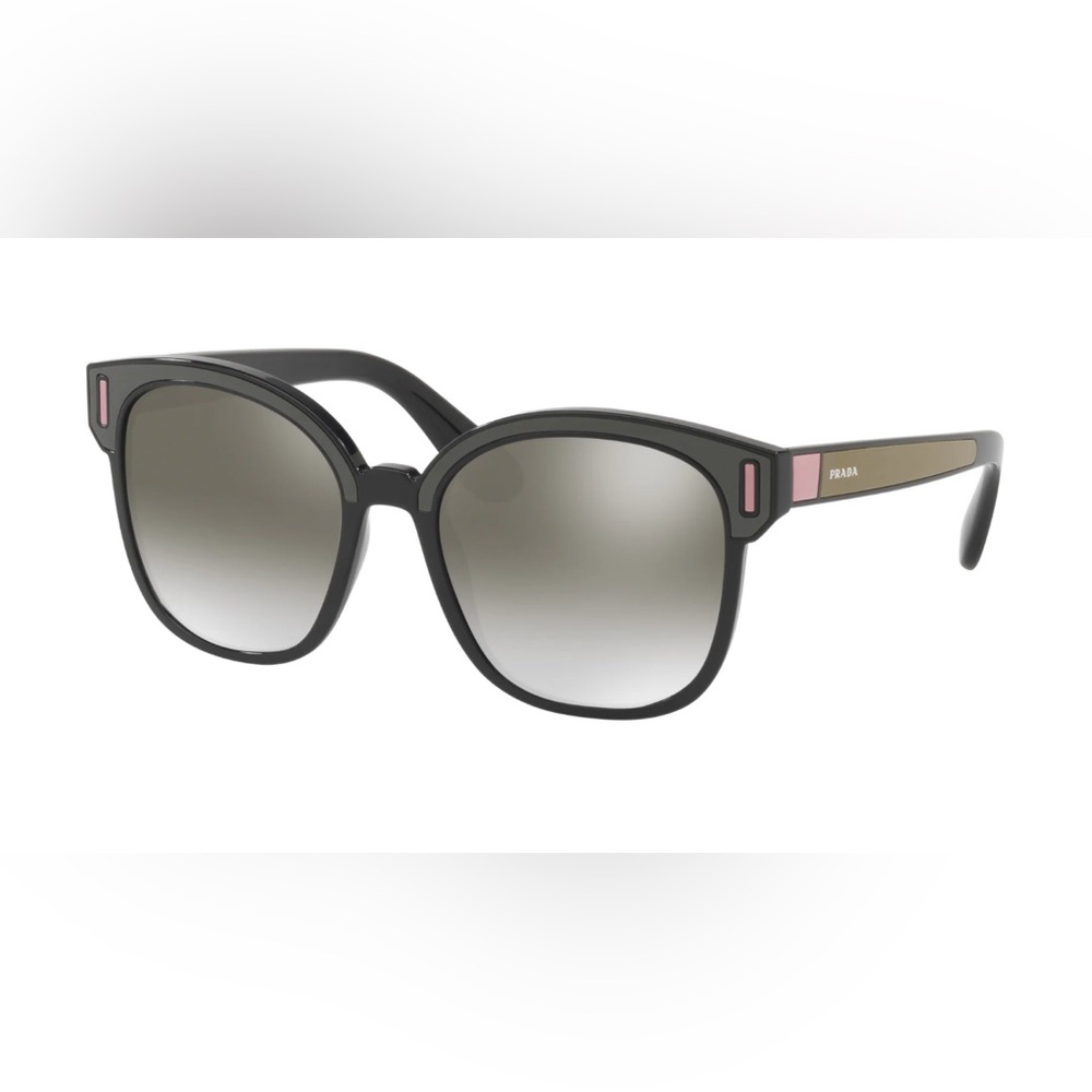 Prada Black Sunglasses with Pink Highlights